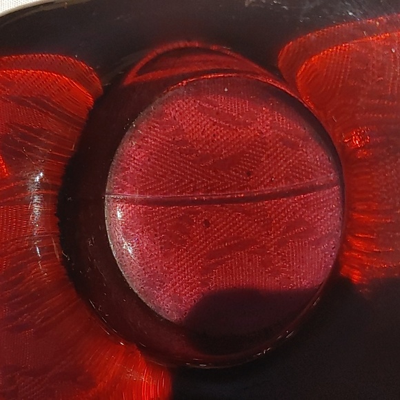 Heavy Red Candle Holders - Picture 3 of 4